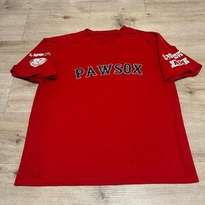 Pawtucket Red Sox Jersey Mens Sz L MILB Baseball Jersey Boston Red Sox Vtg Promo